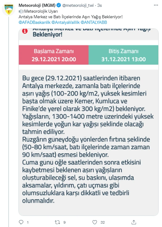 Son dakika! Antalya'yı fırtına yuttu: 3 İlçede okullar tatil edildi